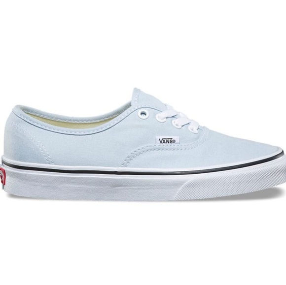 light blue authentic vans
